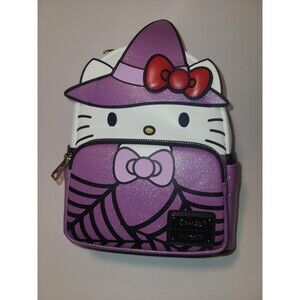 Loungefly Sanrio Hello Kitty Witch Halloween Cosplay Womens Double Strap NEW